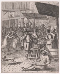 A Fish Market; from Divers sujets remarquables tirés de l