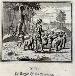 The Shepherd and his Herd (Illustration by François Chauveau)