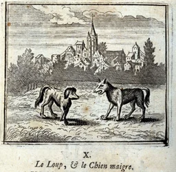 The Wolf and the Lean Dog