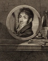 Portrait of the Harpist and Composer Jean-Aimé Vernier, c. 1800