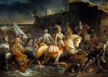 Capture of Calais by François I of Guise, Duke of Aumale (1519-1563), January 9
