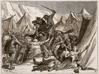 Robert of Normandy Rallying the Crusaders (Illustration from 