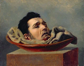Guillotined Head of a Parricide Executed at Puy