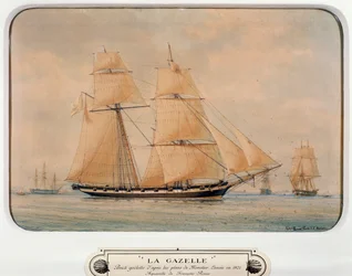 The schooner La Gazelle