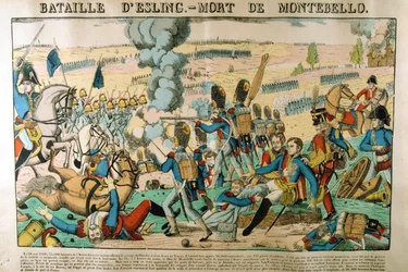Battle of Essling - Death of Montebello, 21 May 1809, c1835