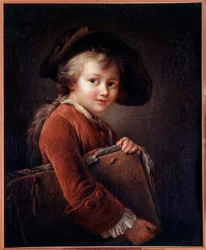 A Young Pupil, after François Hubert Drouais (1727-1775), 18th century