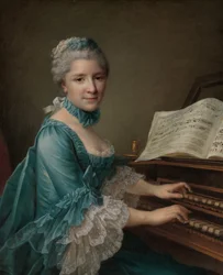 Portrait of a Woman, Said to be Madame Charles Simon Favart