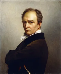 A Self-Portrait of the Artist, Half Length, Wearing a Dark Brown Jacket with a Black Velvet Collar