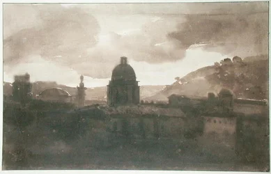 View of Rome from Santa Trinita dei Monti
