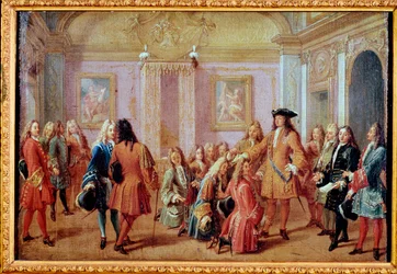 Creation of the Order of Saint Louis by King Louis XIV, May 5th 1693