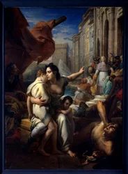 Monsignor of Belsunce during the plague of Marseille