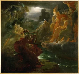 Ossian Evokes the Phantoms on the Banks of the Lora