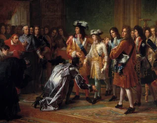 Proclamation of the Duke of Anjou, King of Spain as Philip V, on 16 November 1700