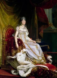 Joséphine de Beauharnais, the first wife of Napoléon Bonaparte 1763-1814 in Coronation costume, 1807-1808