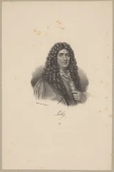 Jean-Baptiste Lully (1632 Florence - 1687 Paris) - French composer of Italian origin