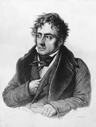 Portrait of Francois-Rene, vicomte de Chateaubriand, French writer, politician, diplomat, and historian
