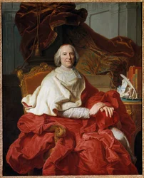 Portrait of Andre Hercule (1653-1743), Cardinal of Fleury, Prelate and Politician