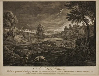 A Land Storm. Pyramus and Thisbe