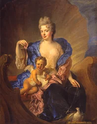 The Countess von Cosel and Her Son as Venus and Cupid, circa 1712-1715
