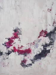 Contemporary Magenta Strokes