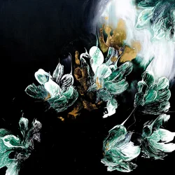 Elegant Gold Flowers