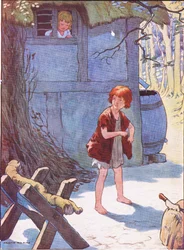 Hansel filled his pocket with stones