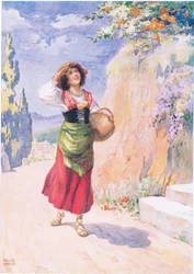 Pippa Passes, from Pippa Passes by Robert Browning illustrated in Children