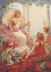 The Home of the Merman, from The Forsaken Merman by Matthew Arnold