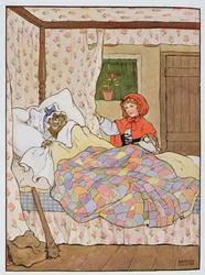 The Wolf disguised as Little Red Riding Hood