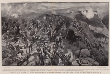 Under a Hail of Shells, Major Thorneycroft