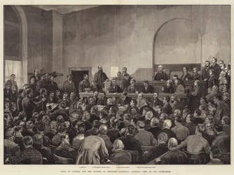 Trial of Guiteau for the Murder of President Garfield, General View of the Court-Room