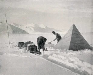 Heavy Sledging in New Snow Off Point Disappointment