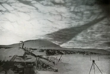 The Shadow of Mount Erebus on the Clouds
