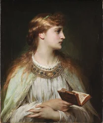 Ophelia, from the play Hamlet by William Shakespeare, c. 1864
