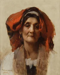 Head of an Italian Woman