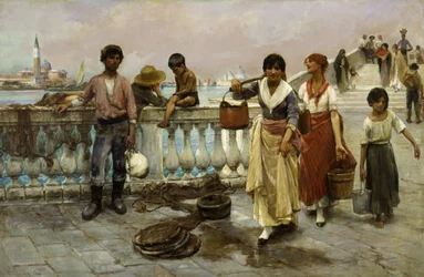 Water Carriers, Venice, 1884