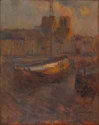 Ships at Anchor, Cherbourg no. II
