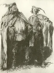 Sir John Falstaff and Pistol