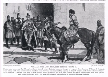 William the Lion brought before Henry II, 1920