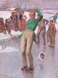 Mr Winkle on the ice