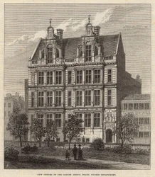 New offices of the London School Board, Thames Embankment