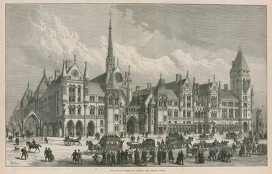 The Royal Courts of Justice: The Strand Front