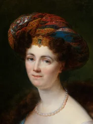 Portrait of Josephine Victoire Meslier-Duvey (detail)