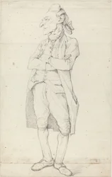 A Gentleman Standing with His Arms Crossed