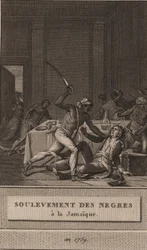 Uprising of the Black Slaves in Jamaica in 1760