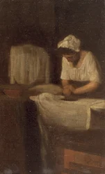 A Woman Ironing, The Laundress