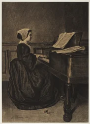 Woman at the Spinet