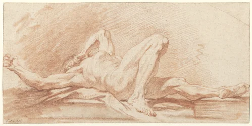Study of a Reclining Nude Man
