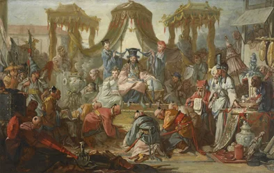 The Audience of the Emperor of China, 1742
