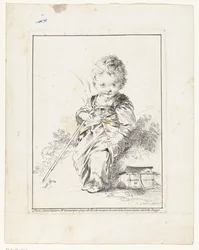 The Little Chimney Sweep (Le petit Savoyard) (Four Prints with Children)